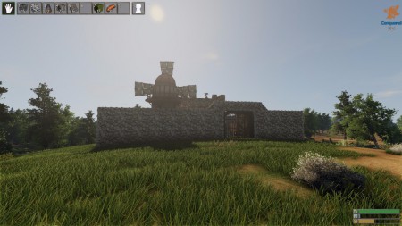 Készülőben a vár.